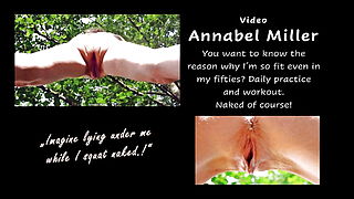 Annabel Miller: nude outdoor workout