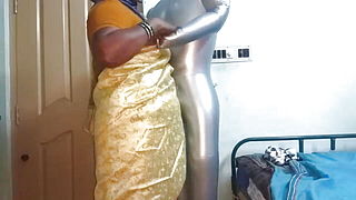Lucky dolly plays with Indian bbw