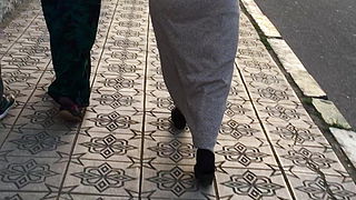 Granny hijab ass
