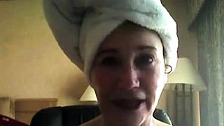 Granny tries Webcam